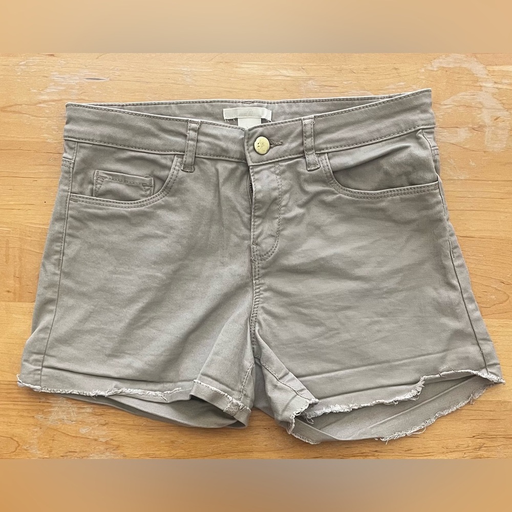 H&M Khaki Denim Shorts